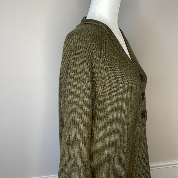 Madewell Henley Sweater Dress. NWT - Picture 3 of 9